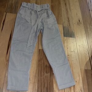 Altar’d State natural khaki paper waist belted pants Sz S